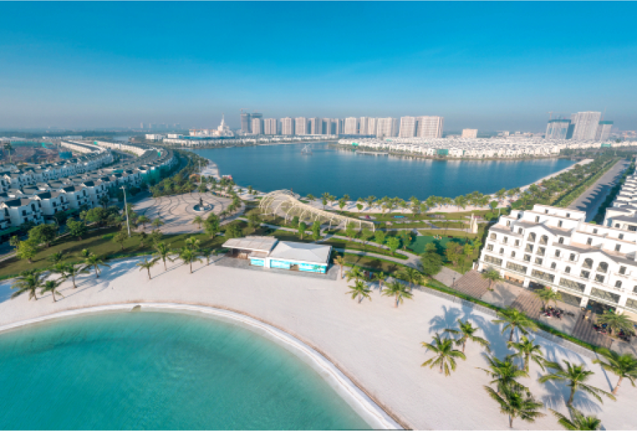 Bãi biển nhân tạo Vinhomes Ocean Park 3