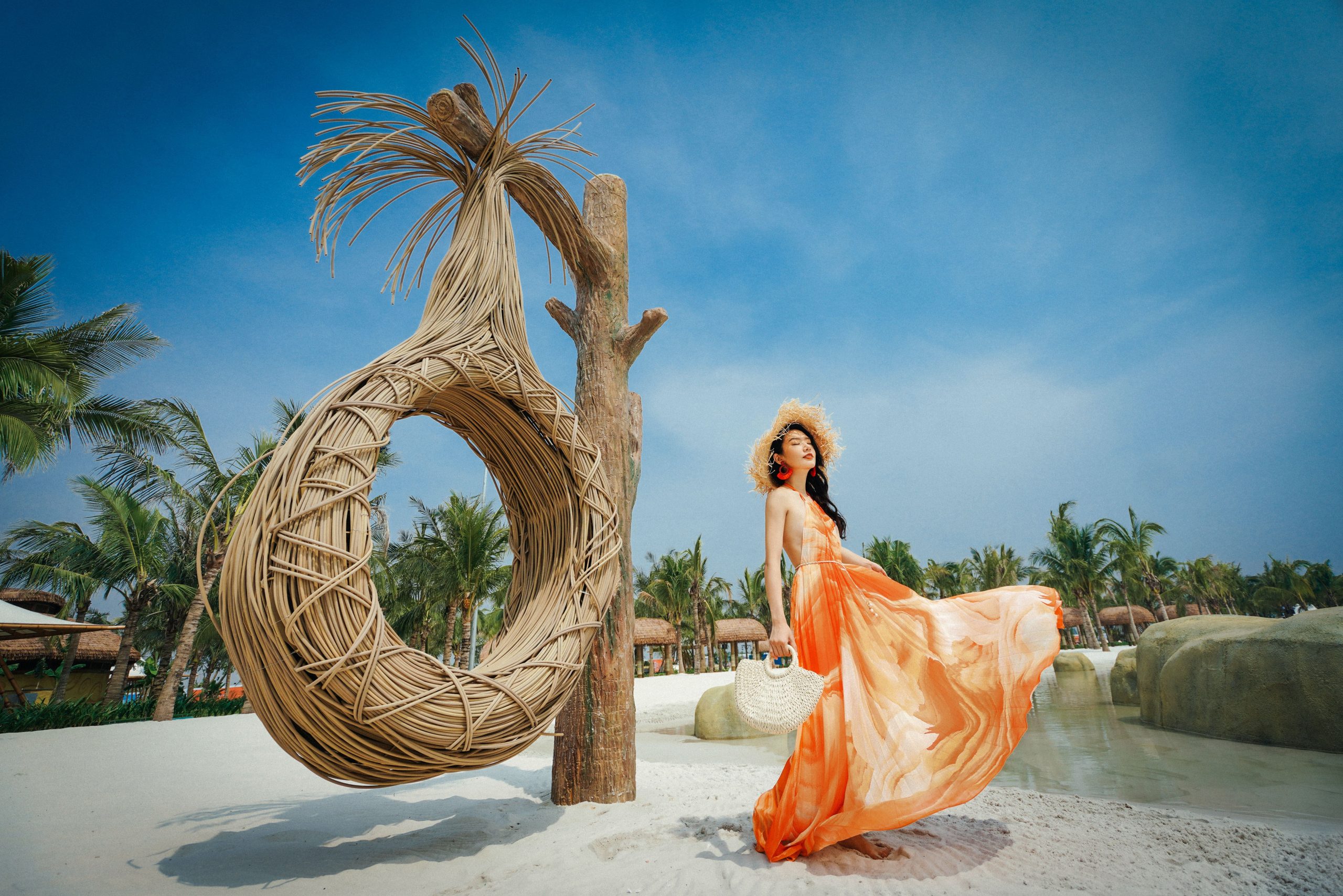 Tiểu cảnh nghệ thuật bãi biển Vinhomes Ocean Park 3