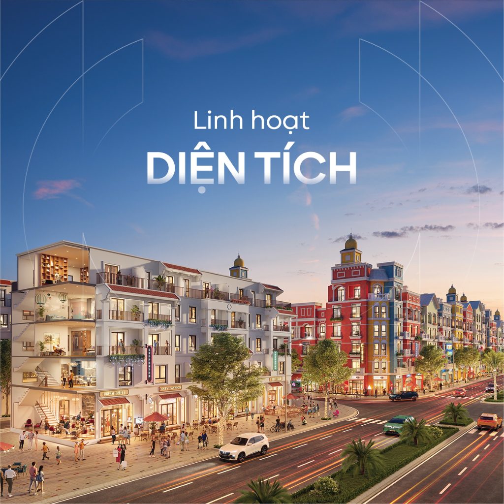 Linh hoạt diện tích phân khu Cát Tường Vinhomes Global Gate