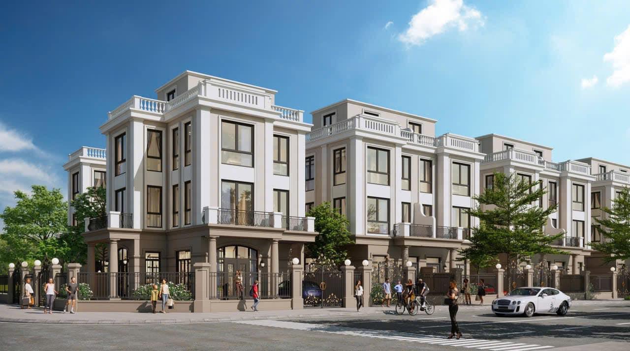 Phối cảnh nhà phố liền kề Vinhomes Green City