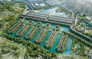 Phối cảnh biệt thự ven kênh Vinhomes Green City 2