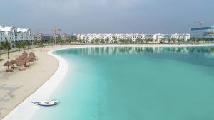 Hồ cảnh quan ven biển Vinhomes Pearl Bay
