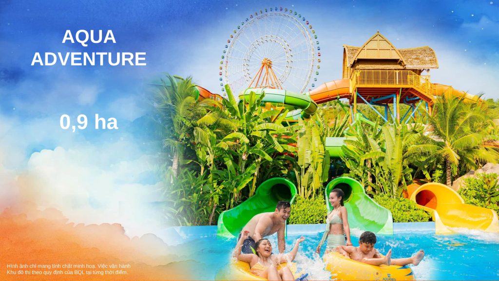 Công viên nước Aqua Adventure - The Swan Lake Vinhomes Green City