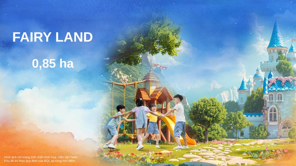 Công viên Fairy Land - The Swan Lake Vinhomes Green City