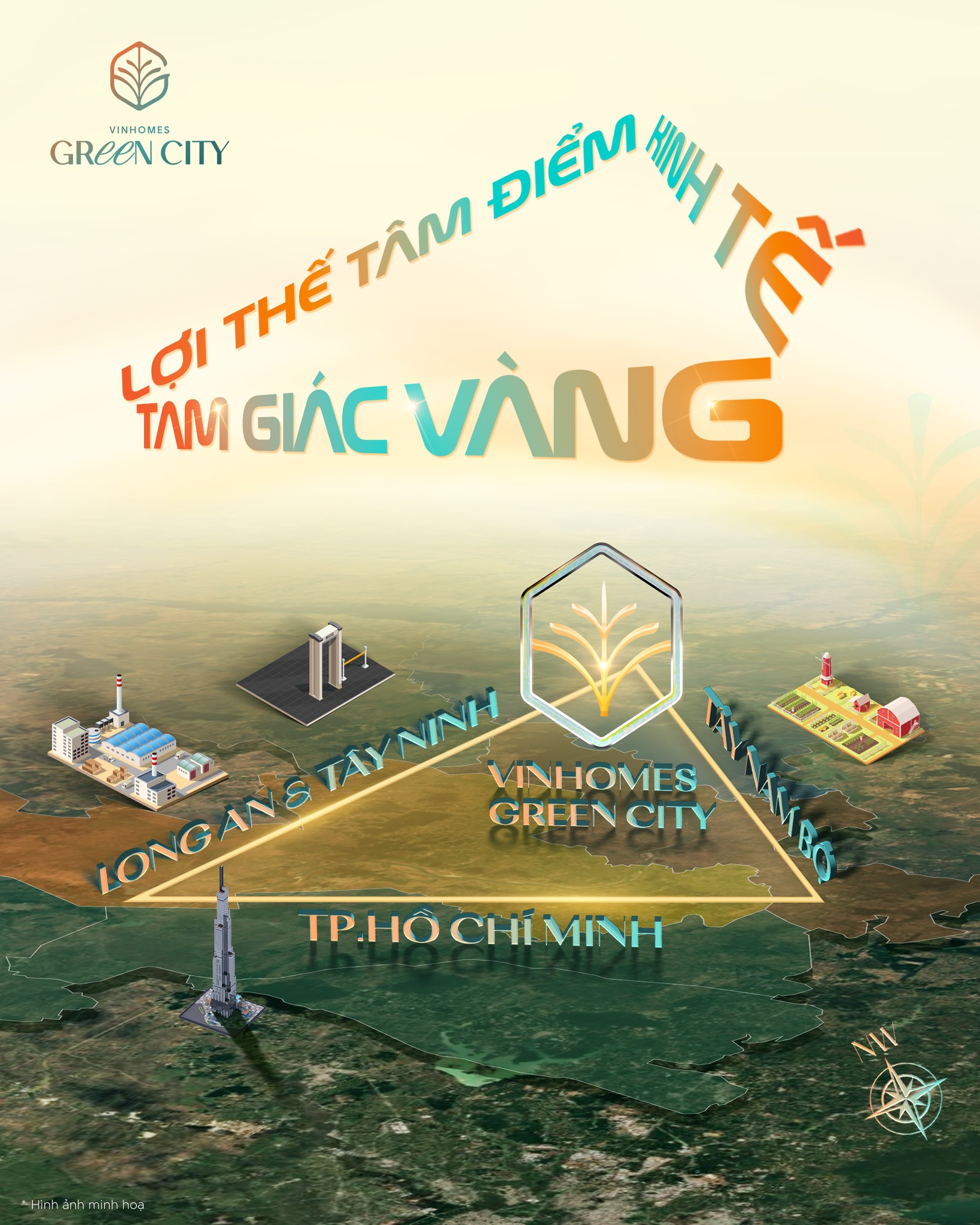 Lợi thế tam giác vàng kinh tế Vinhomes Green City