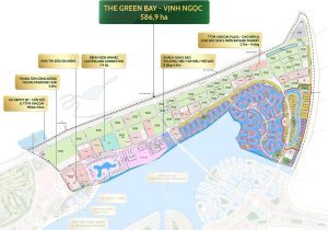 Bản đồ phân khu B - The Green Bay Vịnh Ngọc Vinhomes Green Paradise