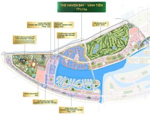 Bản đồ phân khu A - The Haven Bay Vịnh Tiên Vinhomes Green Paradise