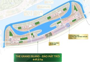 Bản đồ phân khu D - The Grand Island Đảo Mặt Trời Vinhomes Green Paradise