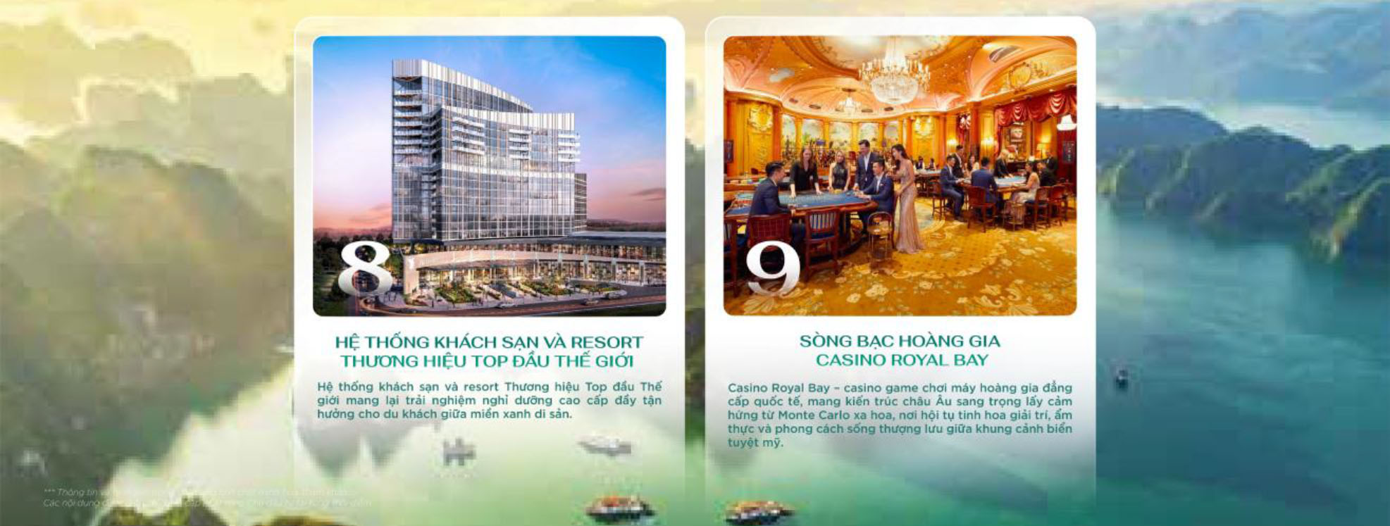 Hệ thống khách sạn 5-6 sao và casino Royal Bay - Vinhomes Global Gate Hạ Long