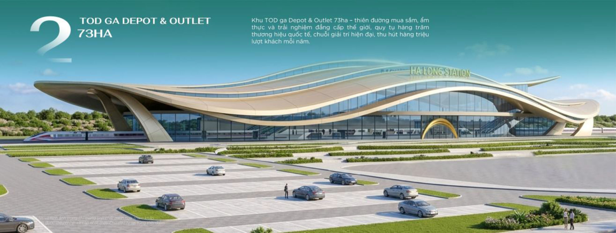Ga Depot và Outlet 73ha - Vinhomes Global Gate Hạ Long