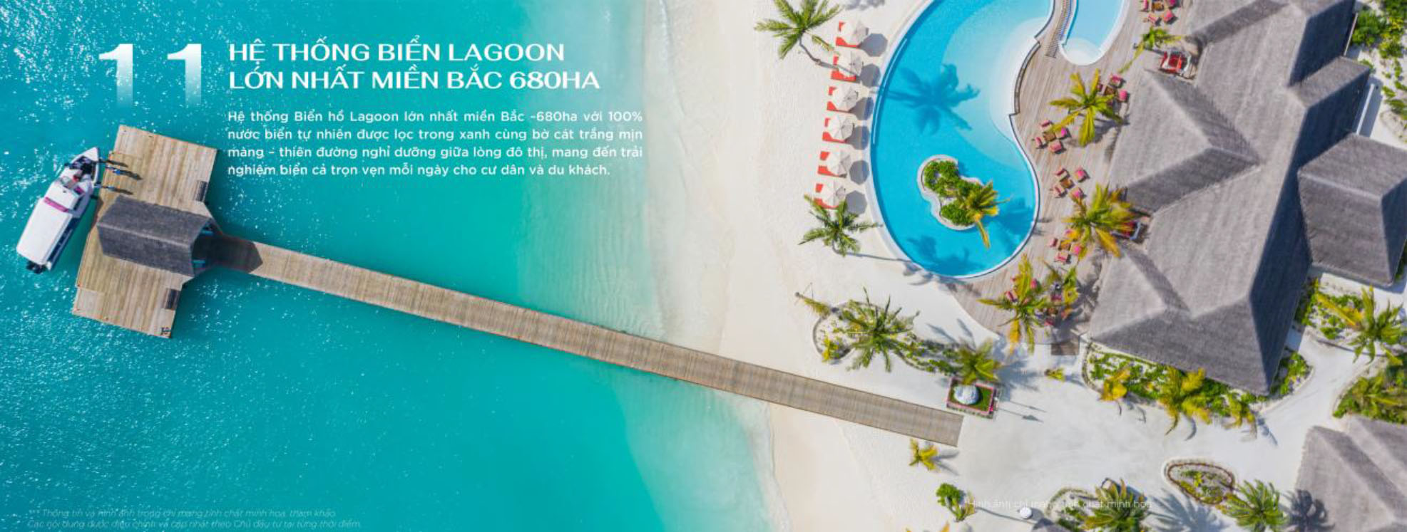 Hệ thống biển Lagoon lớn nhất miền Bắc - Vinhomes Global Gate Hạ Long