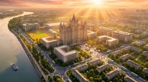 Phối cảnh tổng thể dự án Vinhomes Saigon Park bên dòng sông thơ mộng