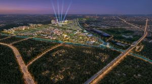 Phối cảnh về đêm Vinhomes Saigon Park Hóc Môn