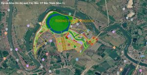 Bản đồ quy hoạch Khu đô thị mới Tây Bắc TP Bắc Ninh