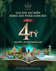 Giá bán dòng sản phẩm giãn xây Vinhomes Saigon Park Hóc Môn