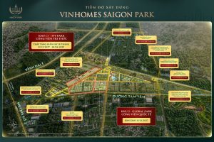 Tiến độ xây dựng các phân khu tại dự án Vinhomes Sài Gòn Park