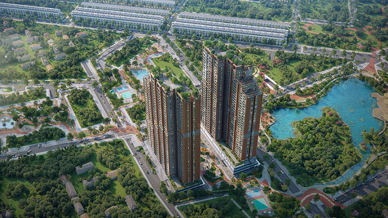 vị trí dự án The Cityon - Spring Garden, Forest Garden và Prime Garden khác gì nhau